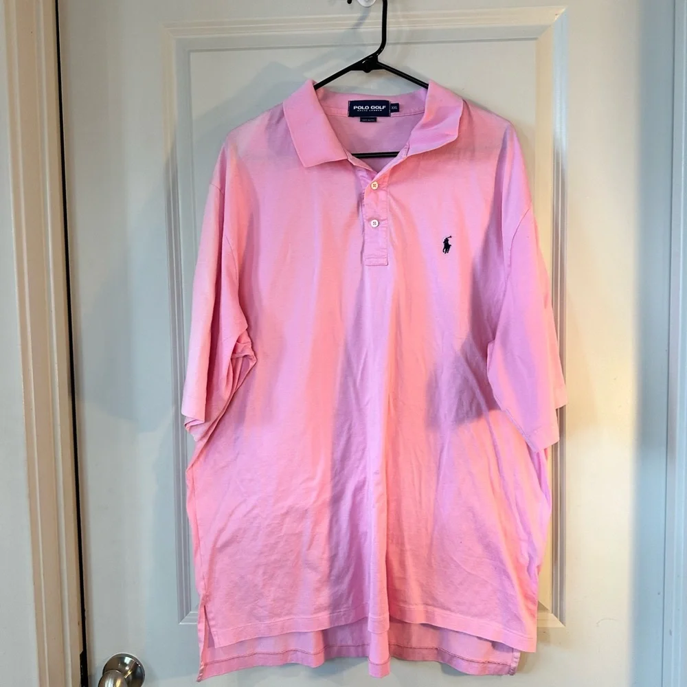 Polo Ralph Lauren Golf Pink Polo Shirt, size XXL